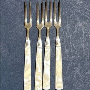 Vintage Stainless Japanese Cocktail Forks